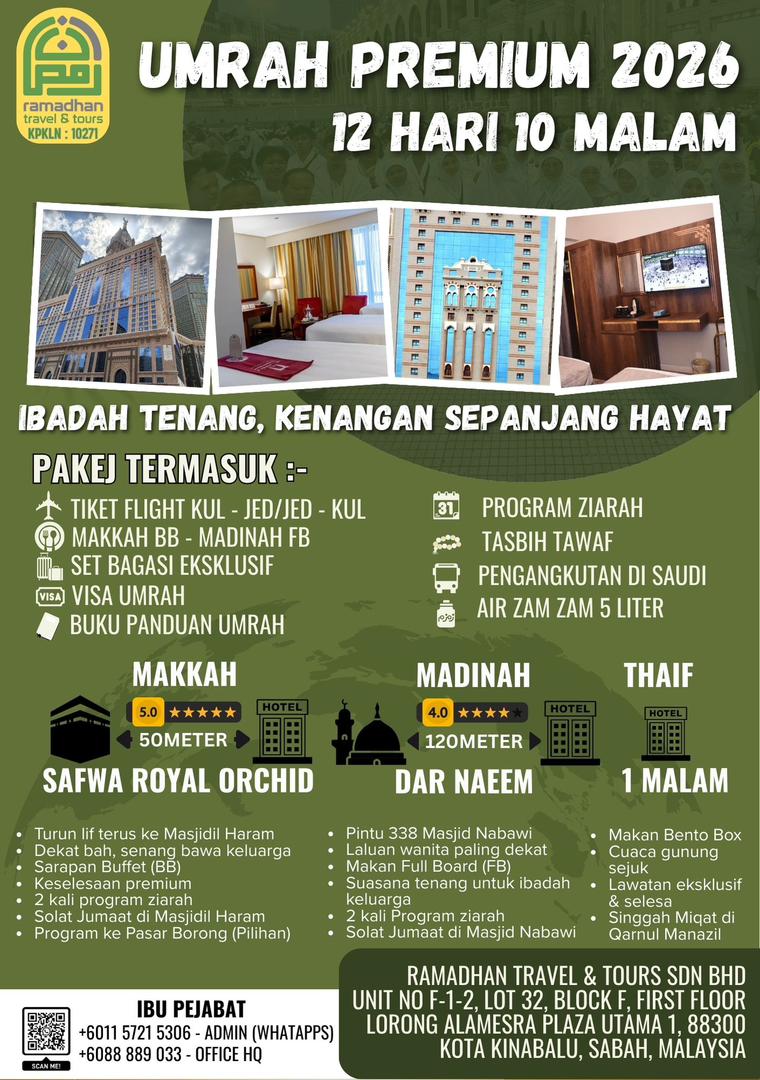 Pakej Umrah VIP